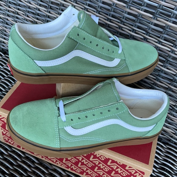 Vans Old Skool Gum Basil/True White MENS - Picture 11 of 16